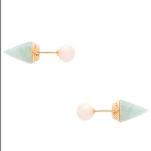ISO Vita Fede Amazonite Pearl Titan Earrings